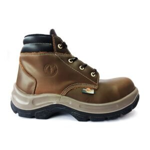 BOTA DE SEGURIDAD EN CUERO SEMIGRASO SUELA EN TPU