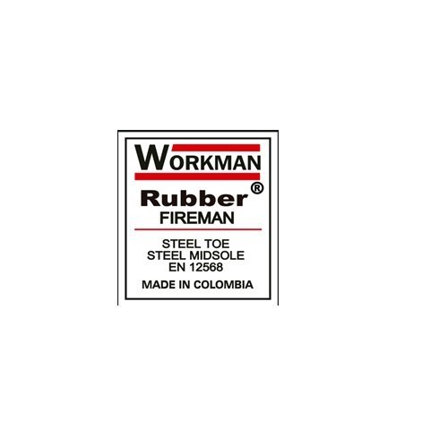 BOTA WORKMAN RUBBER FIREMEN NOMEX 13" - Imagen 4