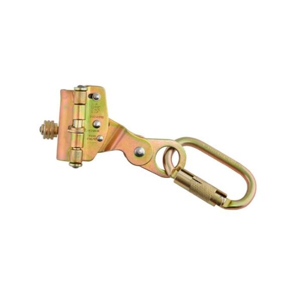 FRENO PARA CUERDA DE 14 Y 16 MM Y MOSQUETON