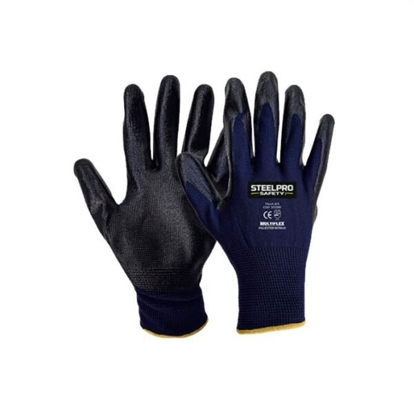 GUANTE MULTIFLEX POLIESTER NITRILO DARK BLUE