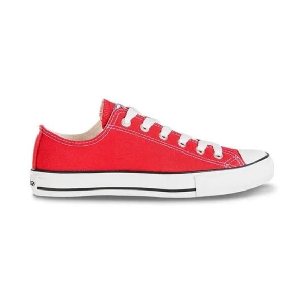 TENIS DISCOVERY BAJO ROJO UNISEX